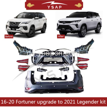 16-20 Fortuner-Upgrade auf 2021 Legender Body Kit